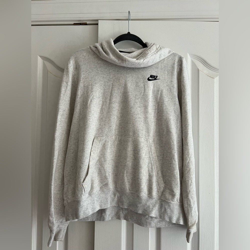Grey Nike hooded Sweatshirt